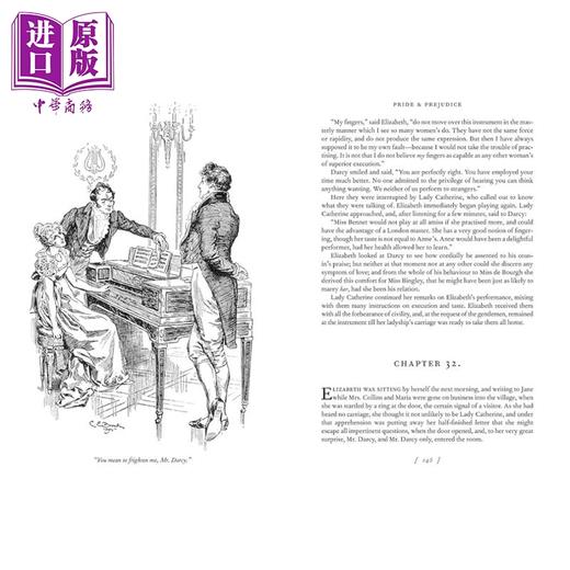 【中商原版】傲慢与偏见 查尔斯 E 布罗克插图本 英文原版 Pride and Prejudice Charles E Brock Jane Austen 商品图3