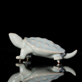 问鼎汝瓷天青灵龟茶宠