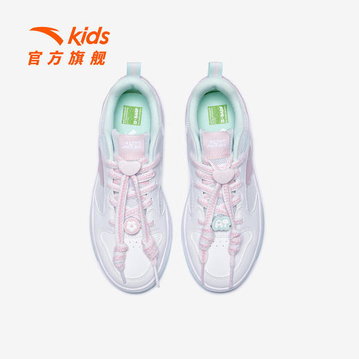 奶昔3丨安踏儿童板鞋女童鞋26春夏新款低帮滑板鞋儿童运动鞋百搭322628006 商品图1