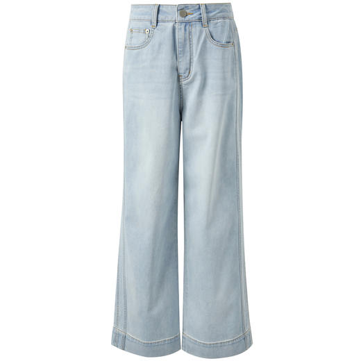 三彩2026夏季新款收腰显瘦牛仔裤九分裤垂感直筒裤休闲裤子M 商品图4