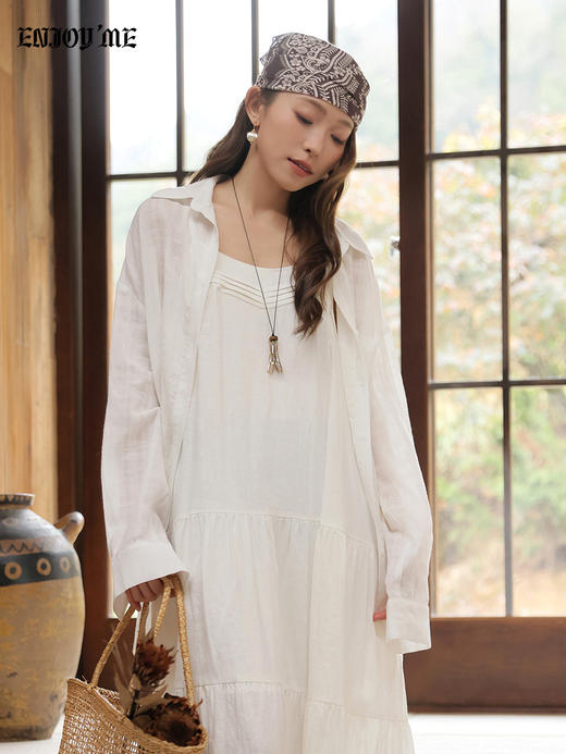 【门店同款】ENJOY春季“序光之旅”后置浪漫白衬衫 169793077 商品图3