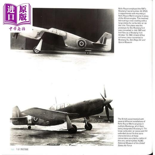 预售 【中商原版】P-51 野马 战斗机 卷1 英文原版 P-51 Mustang Vol 1 David Doyle 商品图1