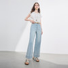 三彩2026夏季新款收腰显瘦牛仔裤九分裤垂感直筒裤休闲裤子M 商品缩略图1