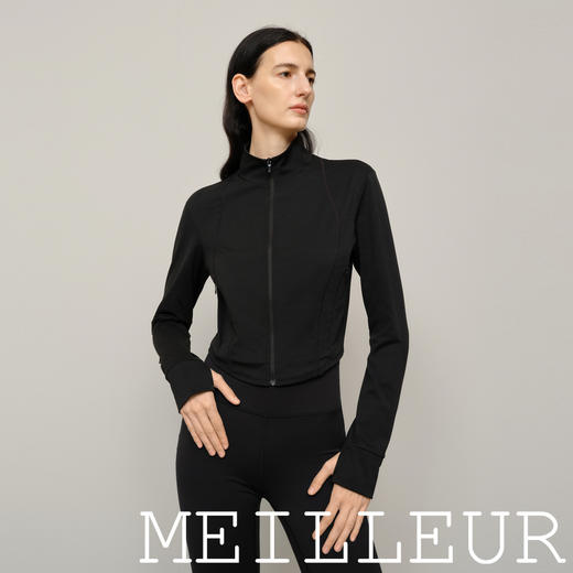 【积分换购不退货】【ZJ】麦檬修身瑜伽外套5F8113601U 商品图0