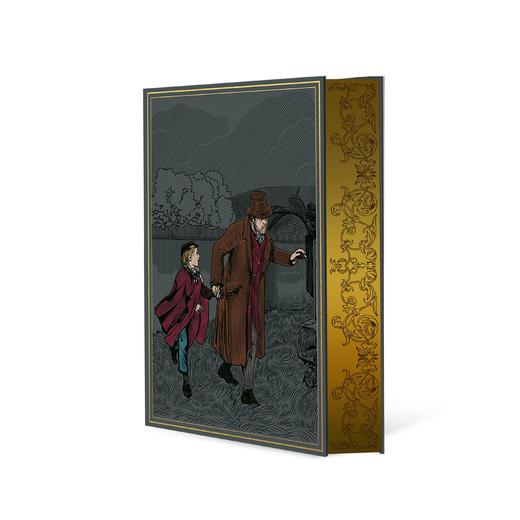 【限量珍藏版】狄更斯《雾都孤儿》，封面进口漆布材质，书口三面鎏金，丝印花纹 商品图5