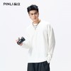 PINLI品立2026春季新款男士宽松打底上衣圆领落肩索罗娜长袖T恤潮GD262111021 商品缩略图3