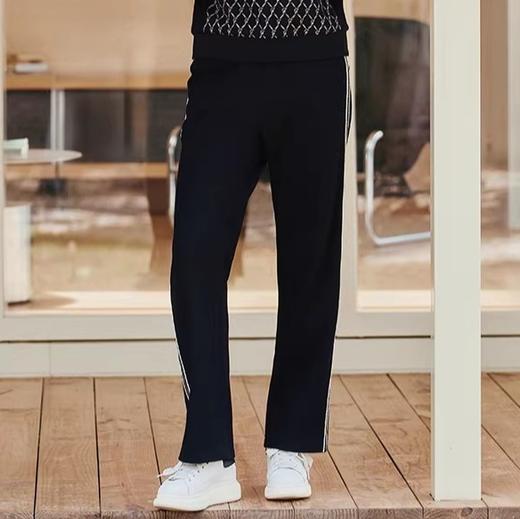 歌蒂诗  格纹拉链立领套头衫裤子 商品图2