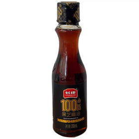 长康100%黑芝麻油（200ml/瓶）