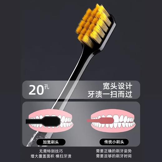 【12元会员福利】米选钻石水晶云柔软毛牙刷—3支    商品图2