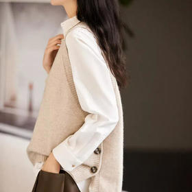 哥D同厂羊毛针织马甲