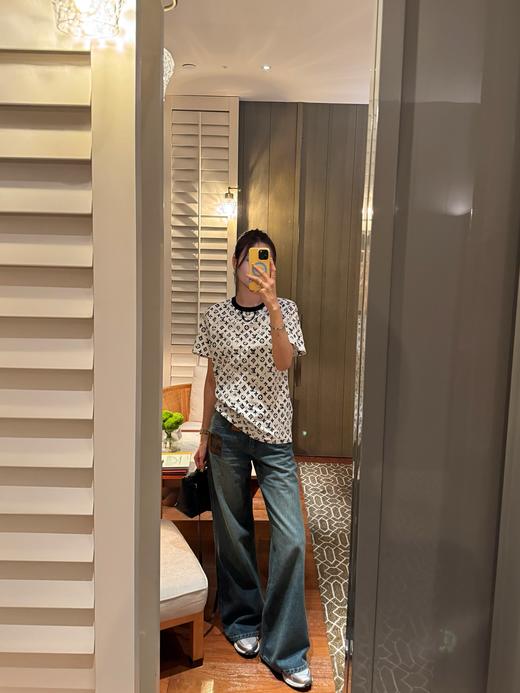 驴家复古水洗满印老花T恤 商品图9