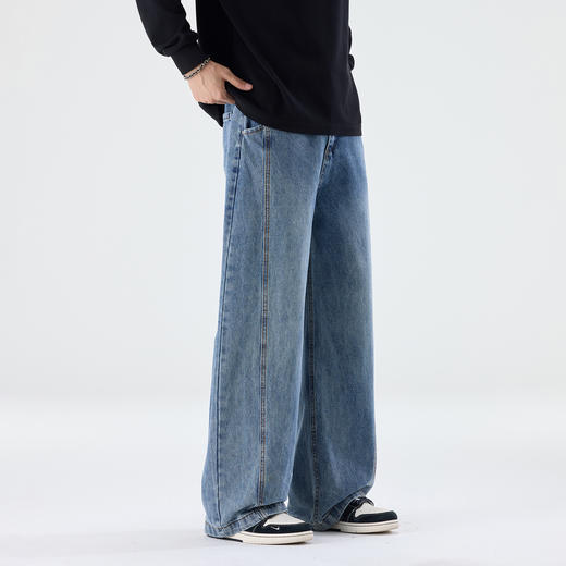 新热卖！【弯刀牛仔裤】百搭显高 不挑身材 不卡裆部 耐穿耐磨 抗皱不易掉色 商品图11