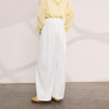 【匹马棉】三彩2026夏季新款休闲裤高腰宽松白色气球裤长裤M 商品缩略图3