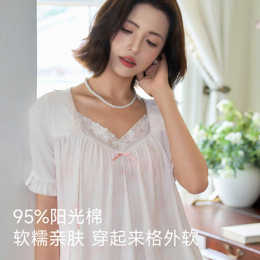 全棉舒适亲肤睡衣（子衿圆领） 商品图1