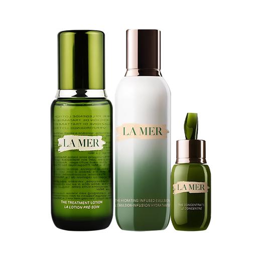 【送礼袋】LA MER/海蓝之谜黄金铁三角 （精粹水150ml+精粹乳125ml+浓缩精华15ml ）香港直邮 商品图0