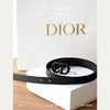 迪奥-ins风网红迪家哑光CD小牛皮细腰带裙子腰带皮带！ 商品缩略图0
