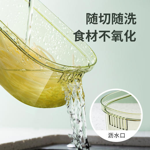 【花样六合一 切菜神器】 多功能刨丝器 厨房不锈钢擦丝器切丝器 不伤手土豆丝切片机 商品图3