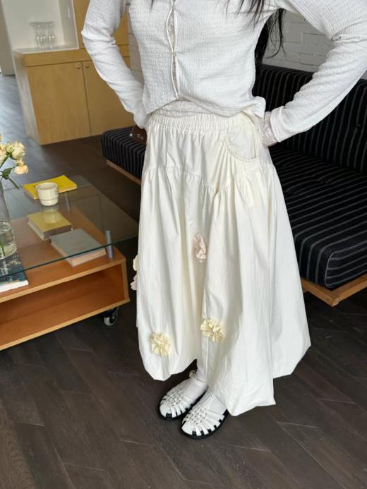 nothe Case布然/NC261806/「晴空花巷」手工立体花设计双色花苞半裙 商品图1