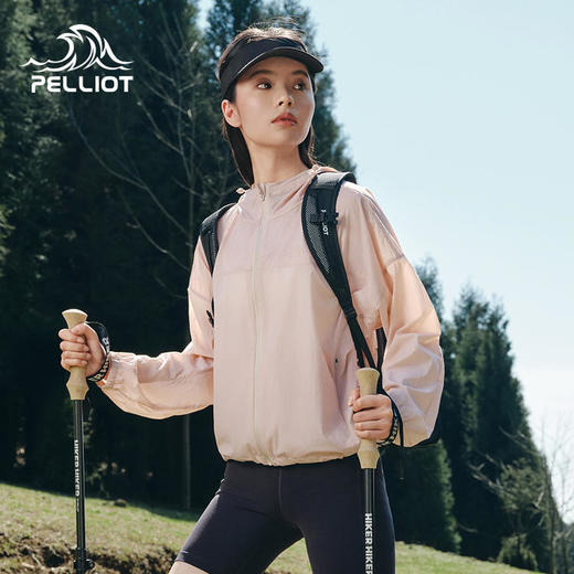 【轻风2.0】伯希和户外防晒衣女新款运动透气防晒服短款轻薄外套 商品图0