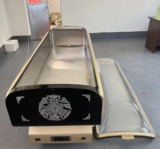 豪华紫金冰棺农村白事水晶棺殡仪馆冰棺冷冻棺追悼会瞻仰遗容棺材 商品图1