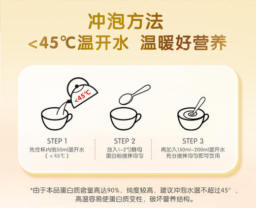酵母蛋白粉白金版 400g/罐 90%高含量 麦香味 商品图7
