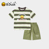 【套装】bduck小黄鸭童装男童短袖套装儿童运动短裤夏装薄两件套BF2681903 商品缩略图0