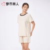 都市丽人睡衣女士睡衣薄家居服32支纯棉单面睡衣女士棉质短袖套装女装短袖短裤LHC2B2 商品缩略图2