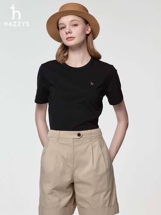 二店y 【26001】余料加栽，哈狗家，正肩有型，刺绣女士短袖T恤 商品图4