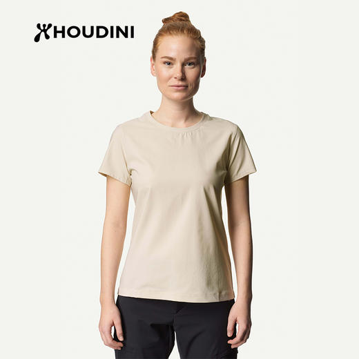 HOUDINI胡丁尼 Cover Tee II代守护女户外26夏季防晒圆领短袖T恤 840097 商品图5