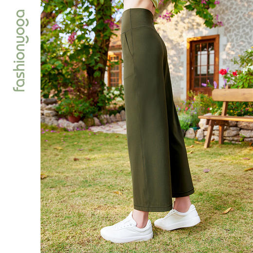 FC15788带兜直筒喇叭八分裤 商品图1