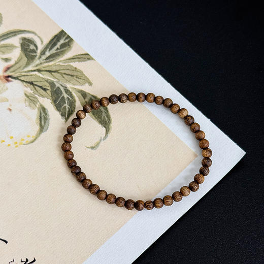 ²  【沉香溯源-4mm圆珠单圈】1.3克+ 8分沉 奇楠沉香 多样性发其一 ( 24小时鉴赏期 ) HM02-CRMM-DBCX 商品图4