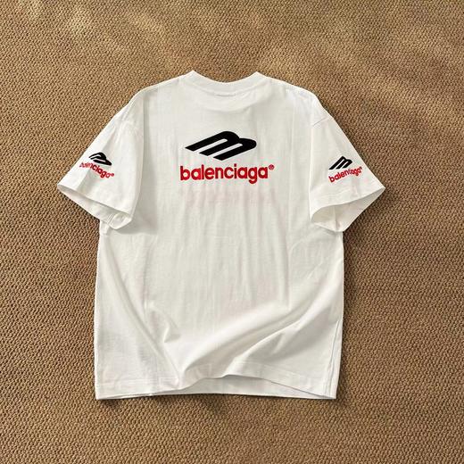 F031007字母刺绣前后左右LOGO手工磨烂面料超重工艺短袖T恤 商品图11