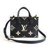 【95新】LV路易威登Onthego系列M45659小号黑白全皮onthego手提单肩包女士090326AK22 商品缩略图0