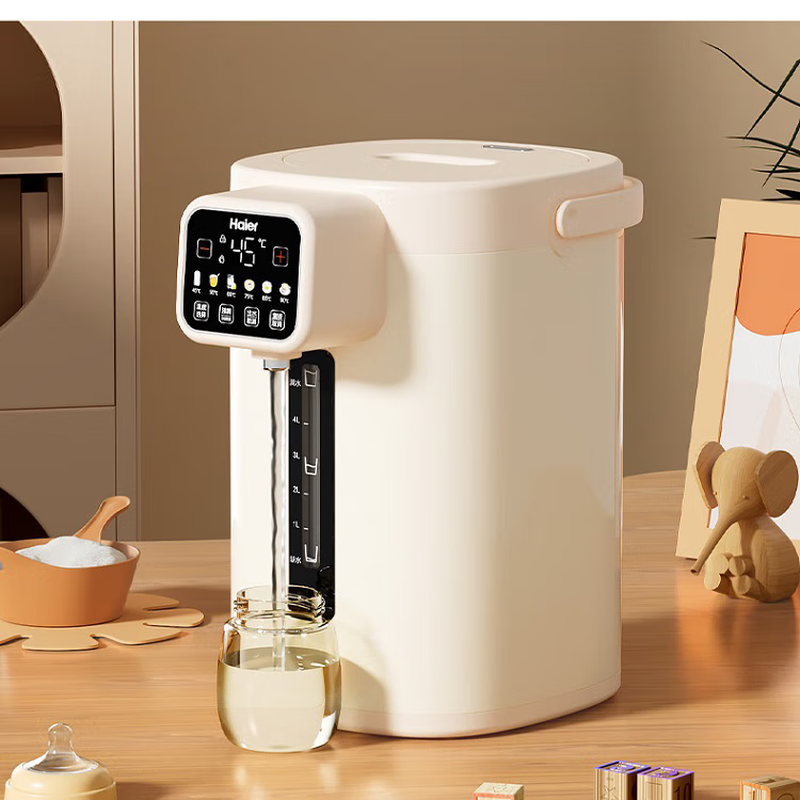 海尔（Haier）【小红花套系】 电热水瓶 家用智能316电热水壶烧水壶除氯6段温度控温冲奶器5LHSP-D25W