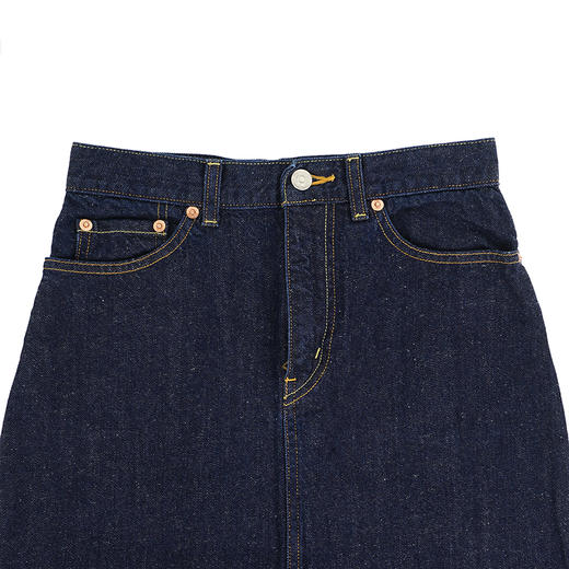 YAECA 31denim-05(Woman) 10oz轻薄棉麻混纺女装牛仔半身裙 商品图1