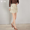 剩S/M/L/XL 芳外新款设计感高腰工装半身裙拼接不规则短裙女8D21CI1372 商品缩略图0