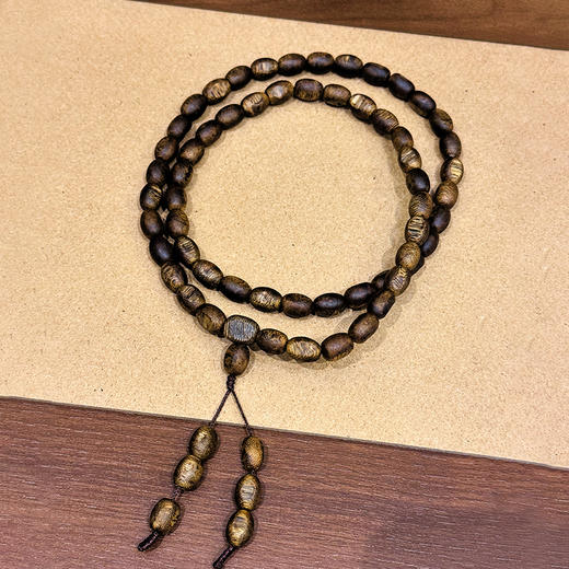 ²【沉香溯源8mm留疤珠长串】20克+留疤见真 奇楠沉香手串 多样性发其一 ( 24小时鉴赏期 ) HM02-CRMM-DBCX 商品图3