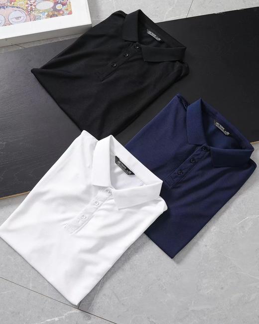 F031035男士刺绣袖口小标凉感冰丝速干T恤短袖polo衫 商品图1