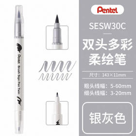 派通彩色双头柔绘笔SESW30C-T126