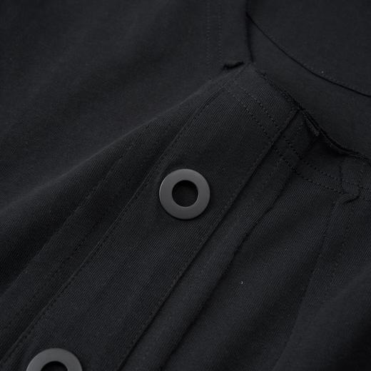 PINLI品立2026夏季新款男士宽松圆领短袖T恤纯色休闲打底上衣潮牌GD262111015 商品图7