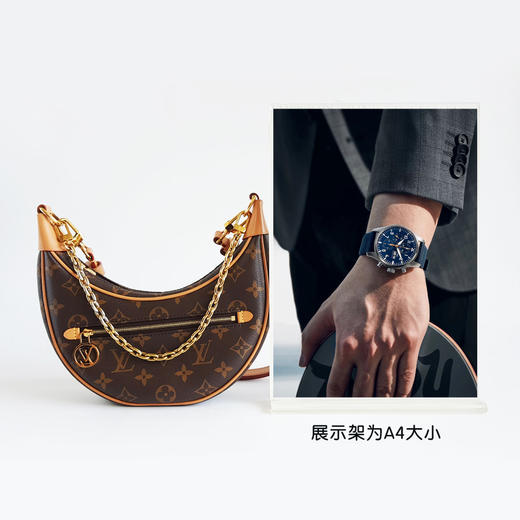 【95新】LV路易威登LOOP系列M81098棕色老花LOOP月牙包豌豆包单肩腋下包女士090326AK14 商品图9