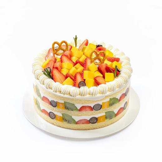 【测试】幸福西饼 幸福满满生日蛋糕动物奶油水果夹心派对下午茶甜品重庆同城配送 商品图3