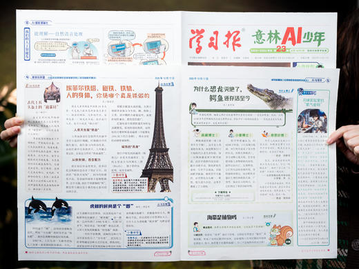 《意林AI少年学习报》赠 AI少年记忆笔记本+杨鹏大奖小说系列随机一本 2026全年订阅|全年48期， AI动态、8大学科、2000+知识点，内容广博丰富，7岁+孩子的宝藏读物 商品图5
