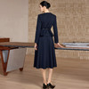 IWY/高端藏青色西装套裙女2026春季新款正式场合职业裙装工作服CS2733 商品缩略图4