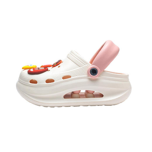 【两种穿法❗减震防滑】海绵宝宝厚底洞洞鞋女款新款防滑沙滩增高包头凉鞋拖鞋女夏季外穿。xa 商品图4