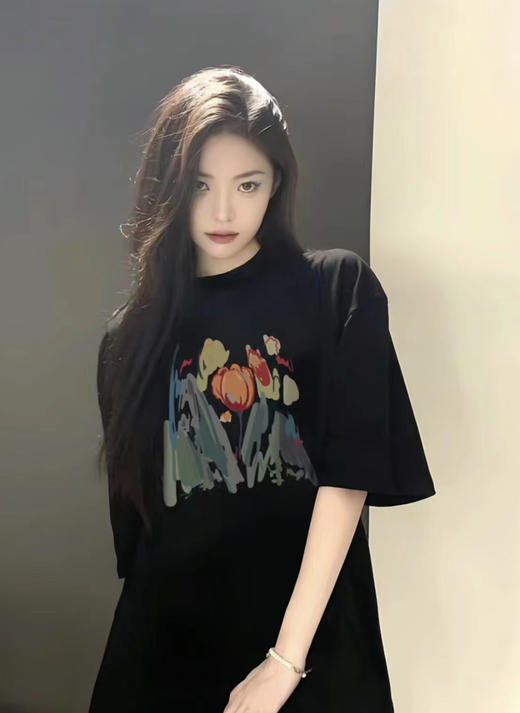 【69元任选2件！夏天必不可少的百搭T】男女同款印花T恤短袖 商品图3