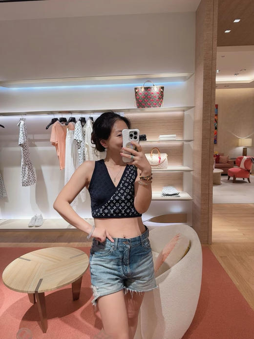 驴家25春夏新款提花针织背心 商品图0