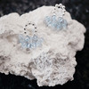 「深海之息」海蓝宝灰月光耳饰 | 总长约2.5cm 灰月光石耳环 游弋的精灵 to me 天然石饰品 商品缩略图3