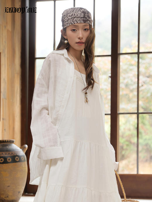 【门店同款】ENJOY春季“序光之旅”后置浪漫白衬衫 169793077 商品图2