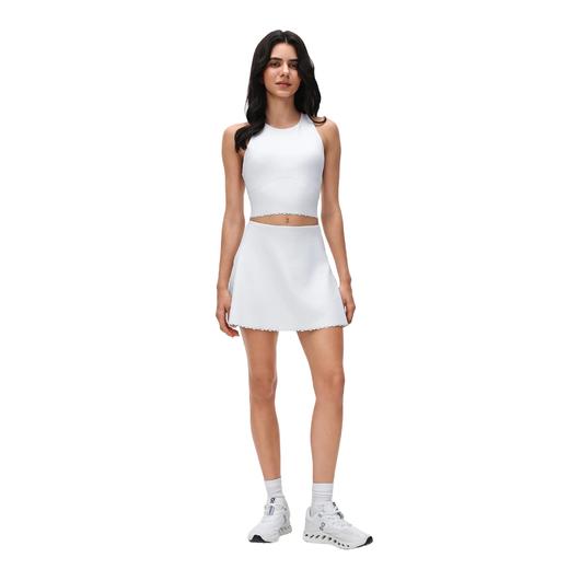 【燃脂计划】瑜伽网球裙套装女带胸垫健身运动背心防走光带内衬运动短裙两件套 商品图4